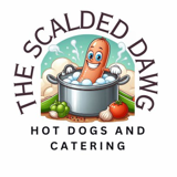 The Scalded Dawg Hot Dogs and Catering logo